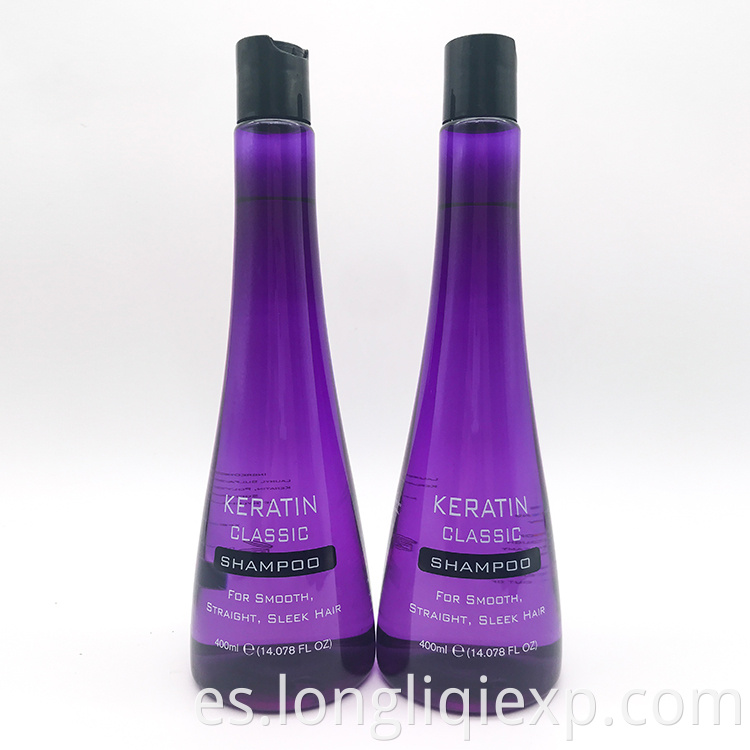 Champú de pelo grueso clásico de 400 ml para un cabello liso y liso